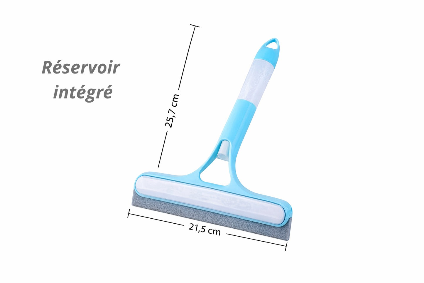 Raclette Nettoyante 3-en-1 avec Spray – Vitres & Salle de bain
