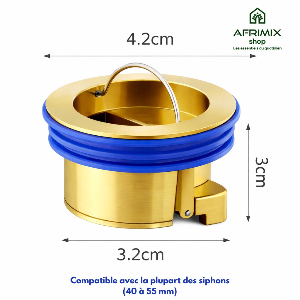 Siphon Anti-Odeur & Anti-Insectes Universel – Salle de Bain & Cuisine