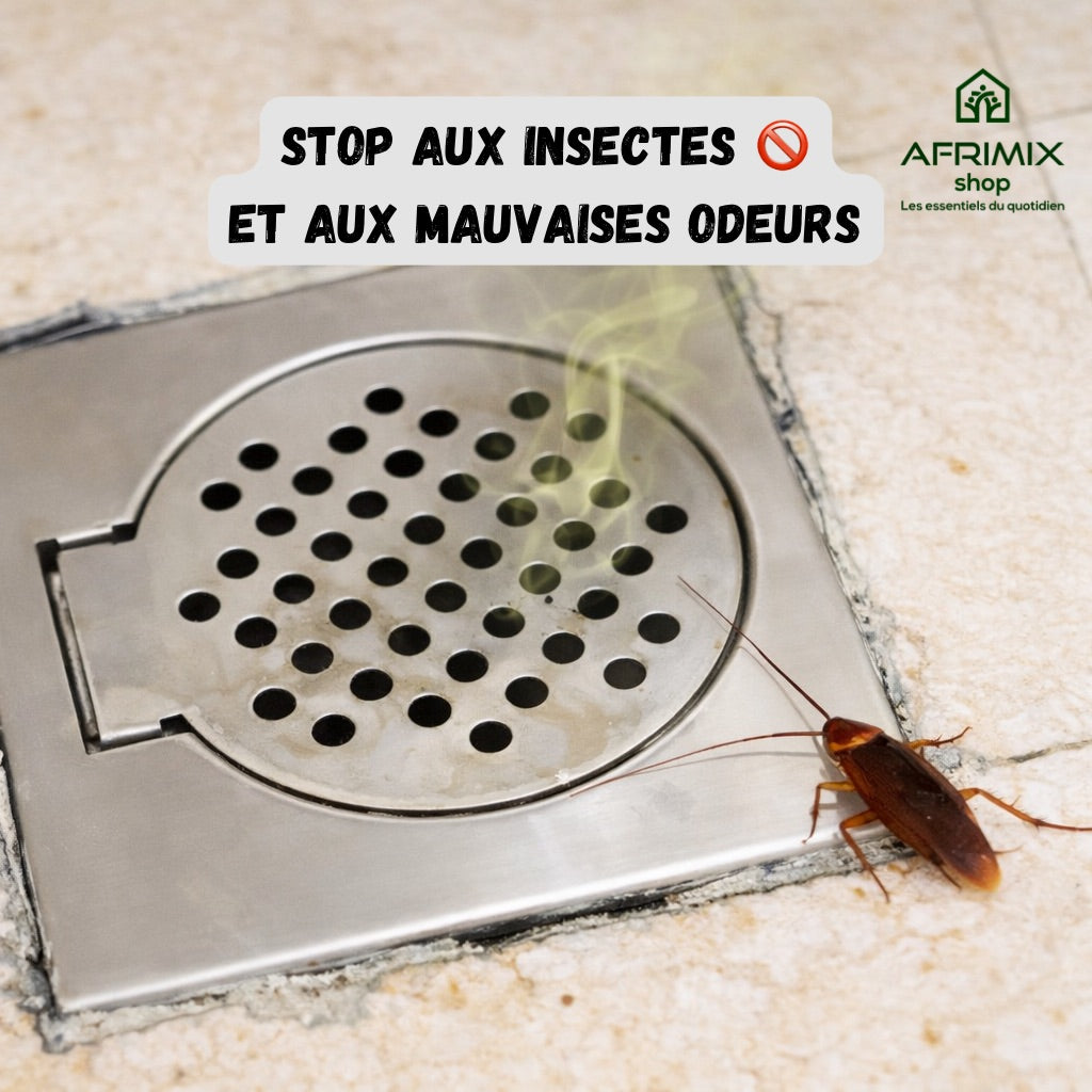 Siphon Anti-Odeur & Anti-Insectes Universel – Salle de Bain & Cuisine
