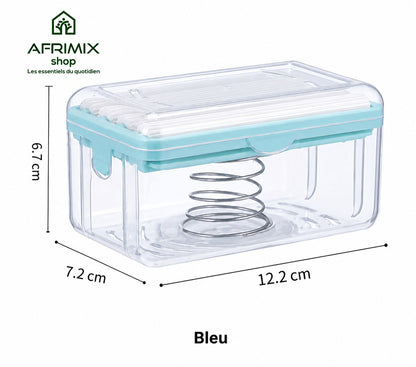 Boîte de savon pour linge - Avec brosse de nettoyage & support d'égouttage 🎁 1 achetée = 1 offerte 🎁