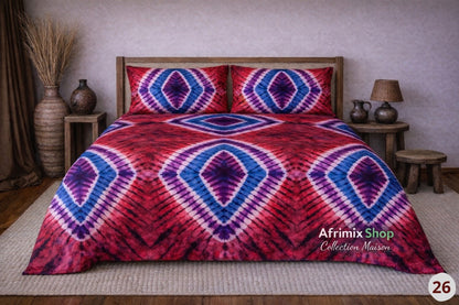 Parure de Draps 3 Pièces  – Motif Élégant & Moderne – 240x250cm