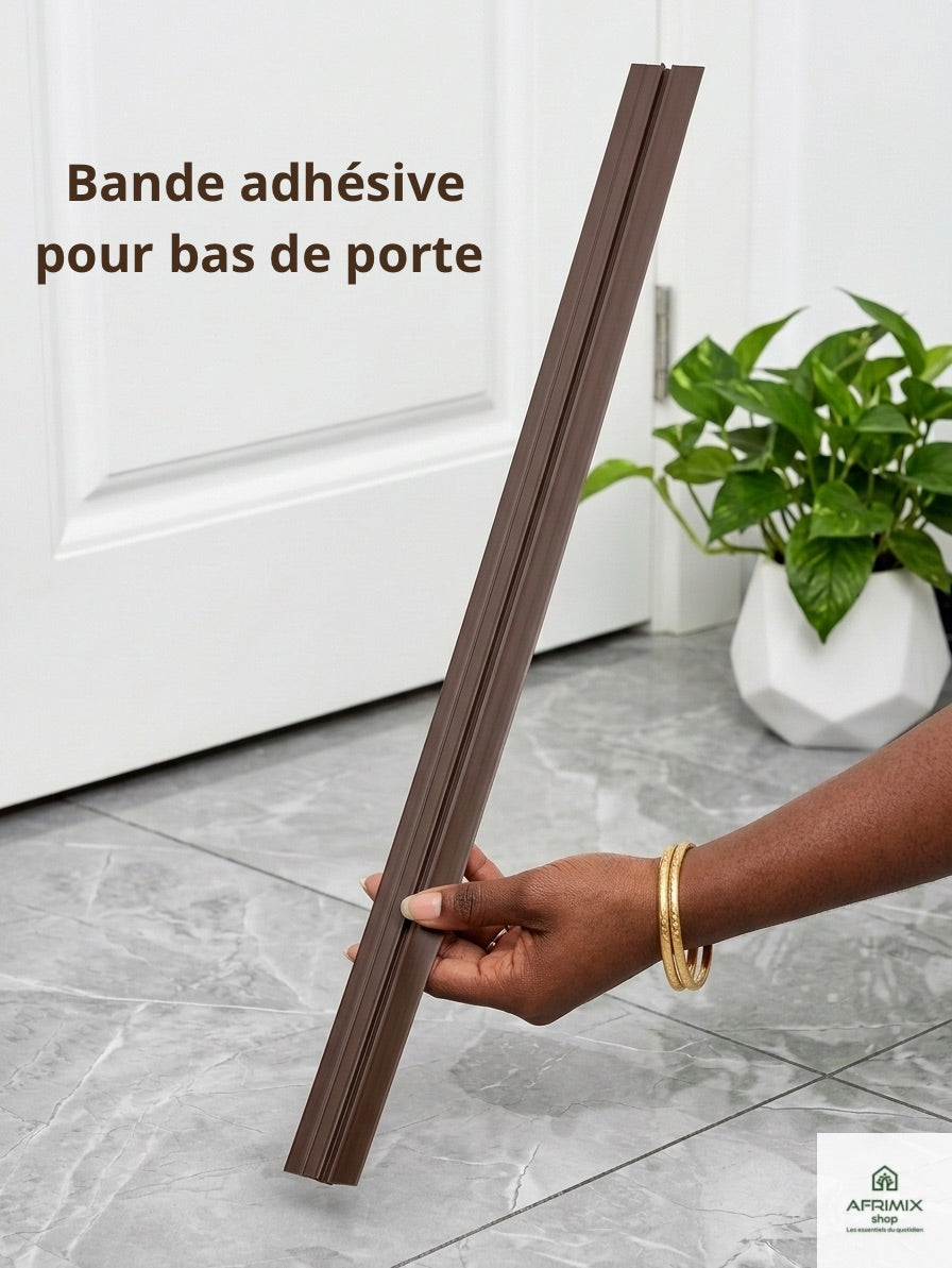 Bande auto adhésive pour bas de porte – Anti insectes et poussière