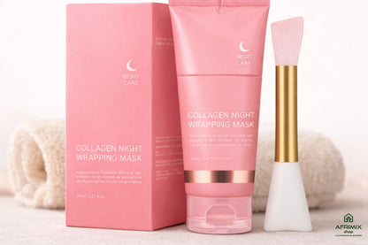 Masque de Nuit au Collagène – Peau Douce, Lisse & Lumineuse au Réveil