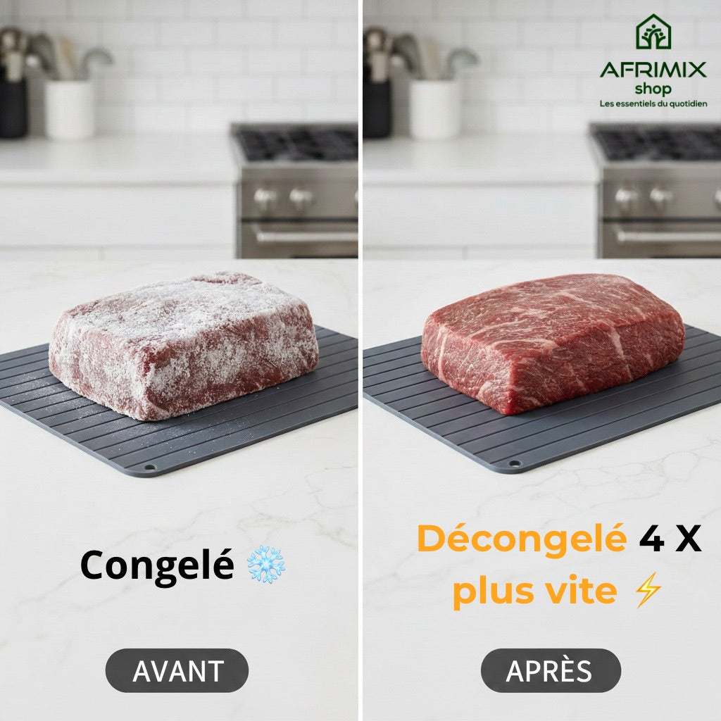Plateau de décongélation rapide – Pour tous aliments congelés – Sans électricité