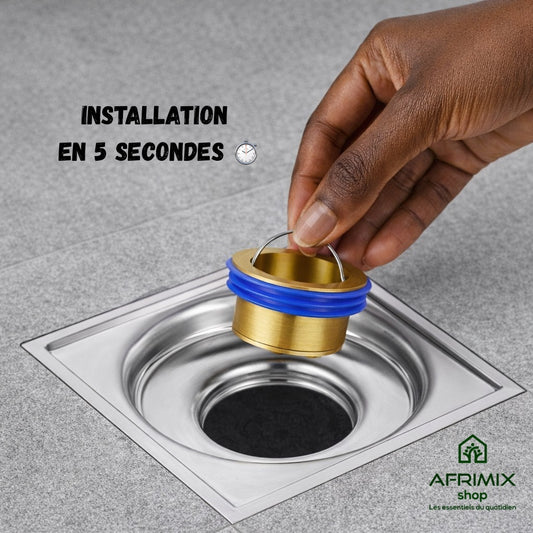 Siphon Anti-Odeur & Anti-Insectes Universel – Salle de Bain & Cuisine