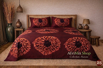 Parure de Draps 3 Pièces  – Motif Élégant & Moderne – 240x250cm