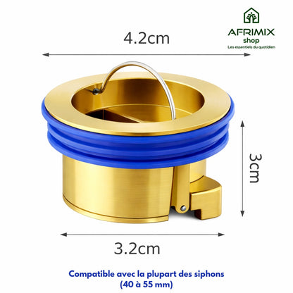Siphon Anti-Odeur & Anti-Insectes Universel – Salle de Bain & Cuisine