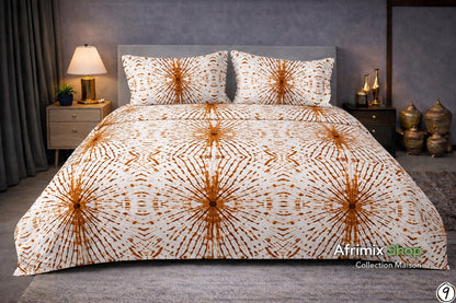 Parure de Draps 3 Pièces  – Motif Élégant & Moderne – 240x250cm