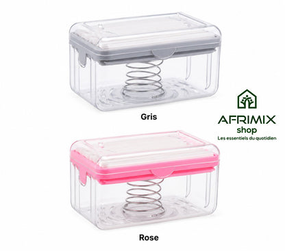 Boîte de savon pour linge - Avec brosse de nettoyage & support d'égouttage 🎁 1 achetée = 1 offerte 🎁