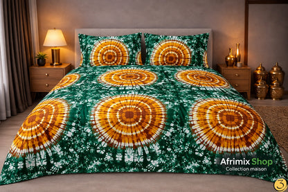 Parure de Draps 3 Pièces  – Motif Élégant & Moderne – 240x250cm