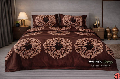 Parure de Draps 3 Pièces  – Motif Élégant & Moderne – 240x250cm