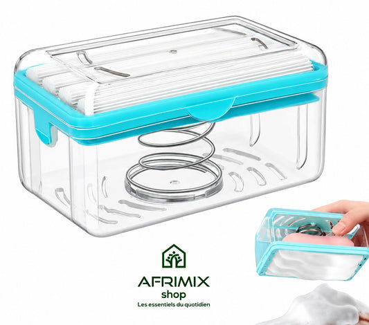 Boîte de savon pour linge - Avec brosse de nettoyage & support d'égouttage 🎁 1 achetée = 1 offerte 🎁