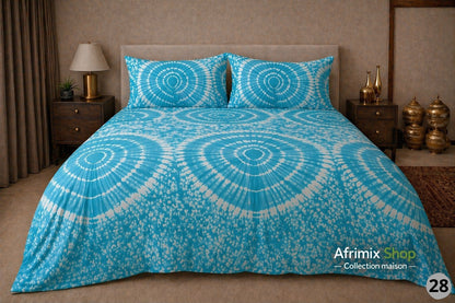 Parure de Draps 3 Pièces  – Motif Élégant & Moderne – 240x250cm