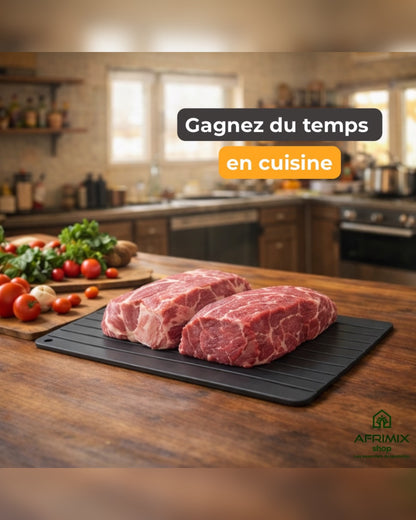 Plateau de décongélation rapide – Pour tous aliments congelés – Sans électricité