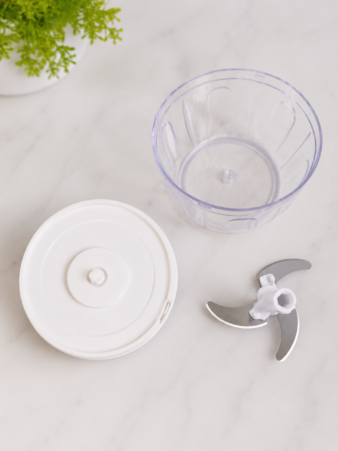 Mini Hachoir Manuel Sans Électricité – 3 lames inox