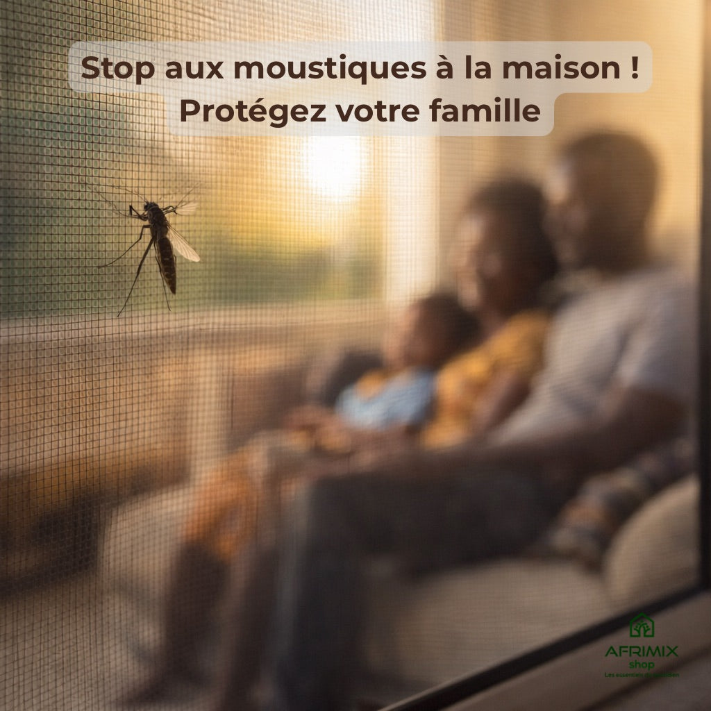 Ruban Réparation Moustiquaire – Scotch Filet Anti-Moustiques Ultra Résistant