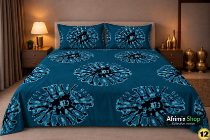 Parure de Draps 3 Pièces  – Motif Élégant & Moderne – 240x250cm